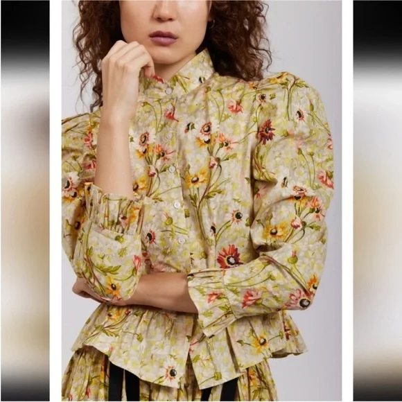 NWT Batsheva x Laura Ashley Grace Blouse in
Witton Floral Sz 10 - Picture 2 of 13